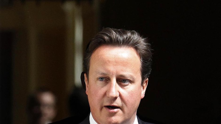 British prime minister David Cameron