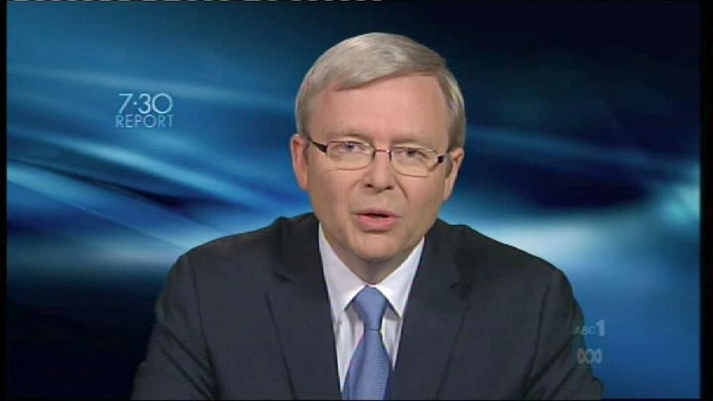 Rudd gets angry over ETS backdown - ABC News