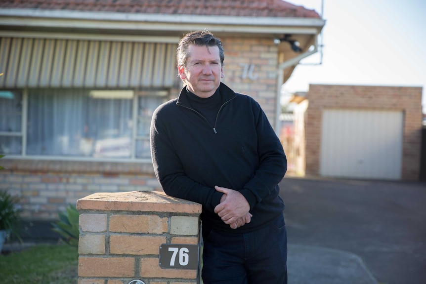 John Kelly at his childhood home in Sunshine