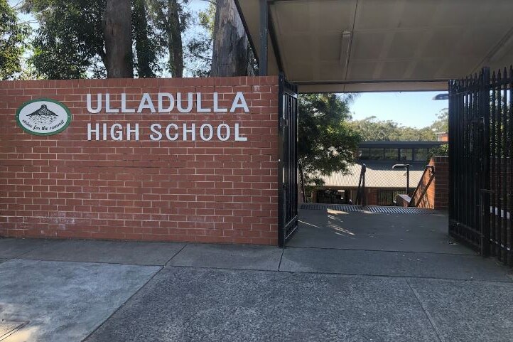 the outside of ulladulla high school in nsw south coast