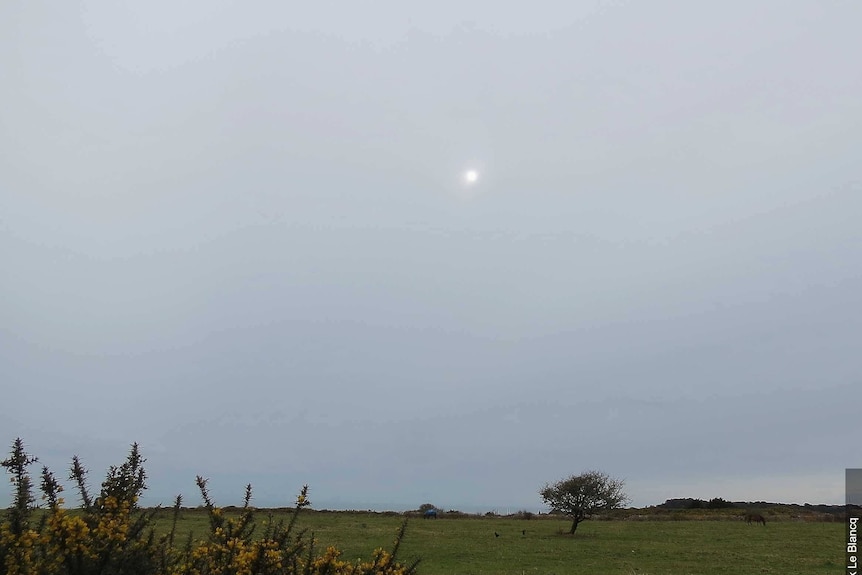 An altostratus cloud formation