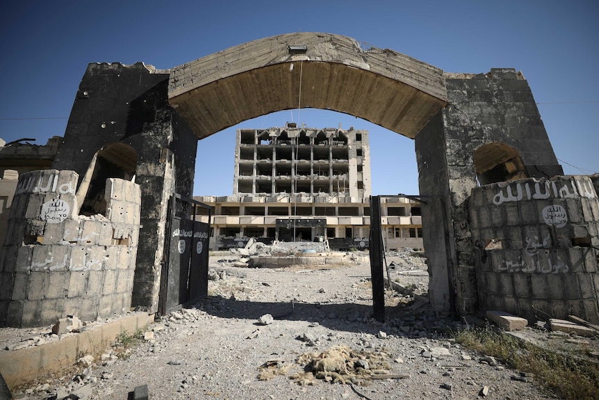 Former Islamic State prison in Tabqa