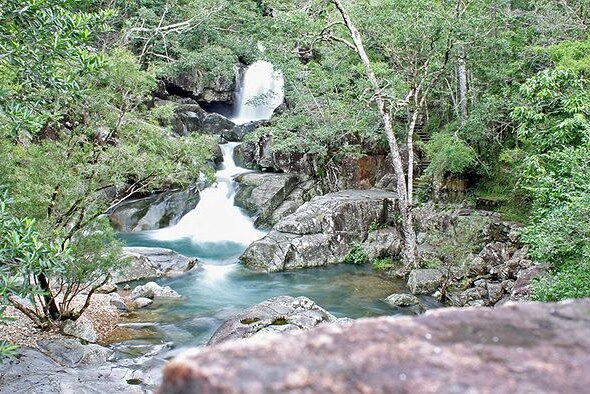 Waterfall in Crystal Creek