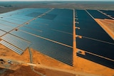 A large scale solar farm development at Broken Hill, NSW