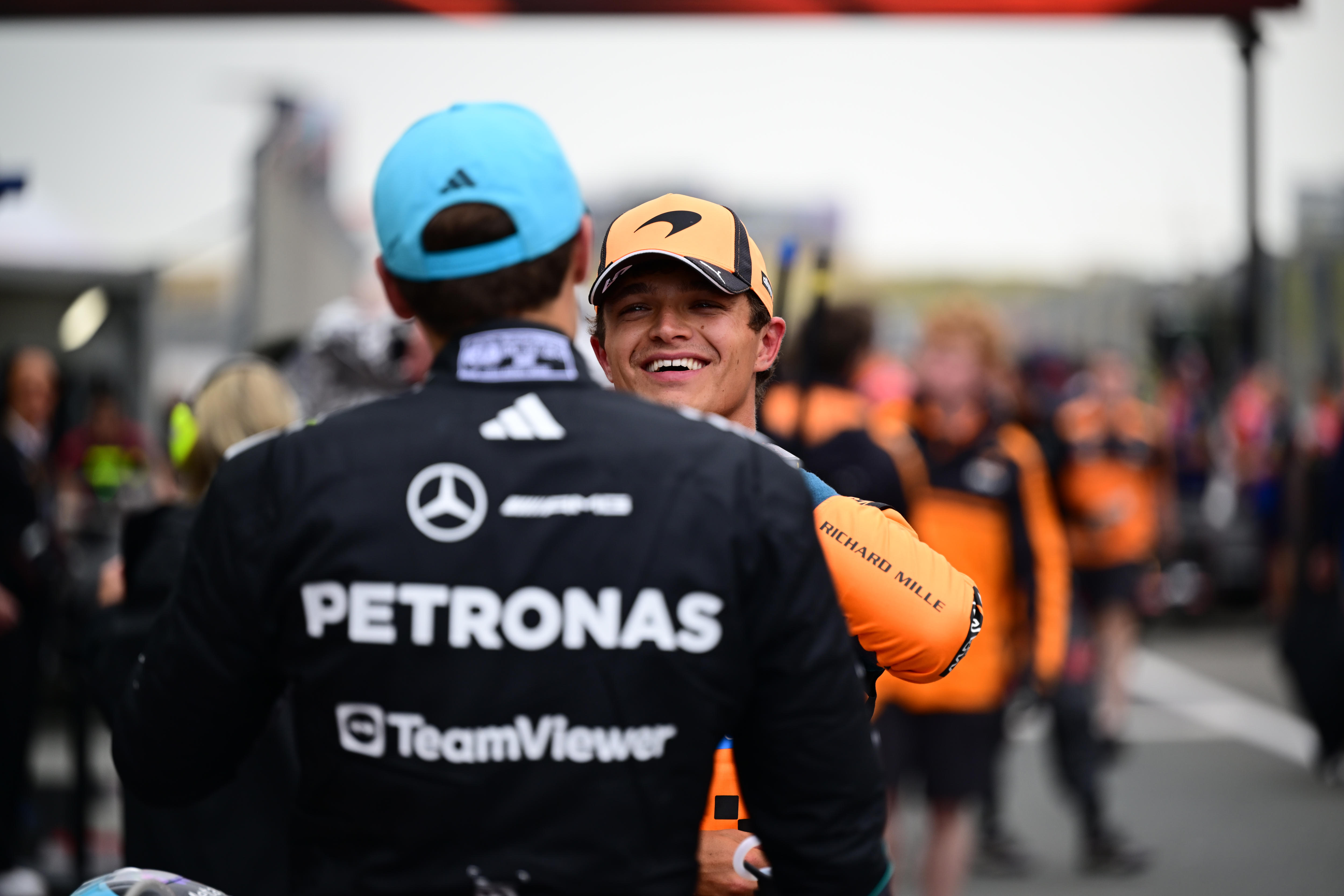 Norris to start on pole for Dutch GP as Russell claims sprint