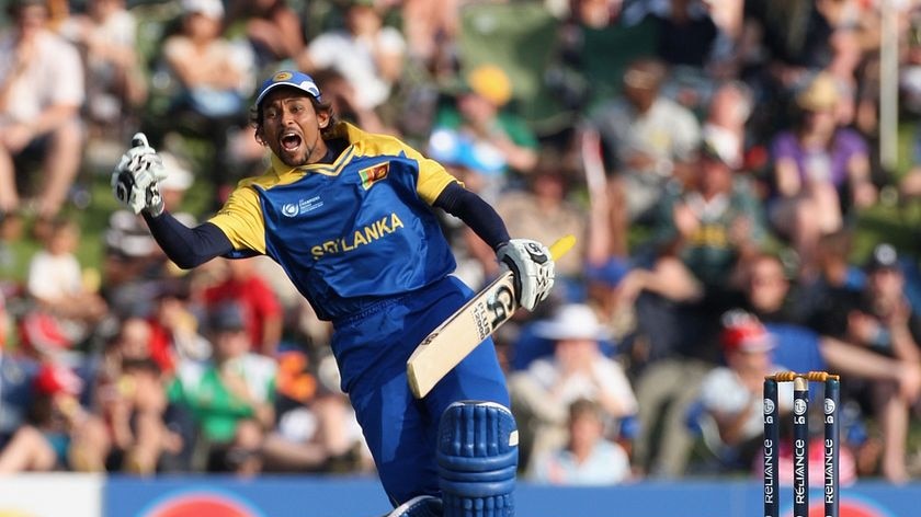 Rough start: Tillakaratne Dilshan and the Sri Lankans thumped the Proteas in the opening match.