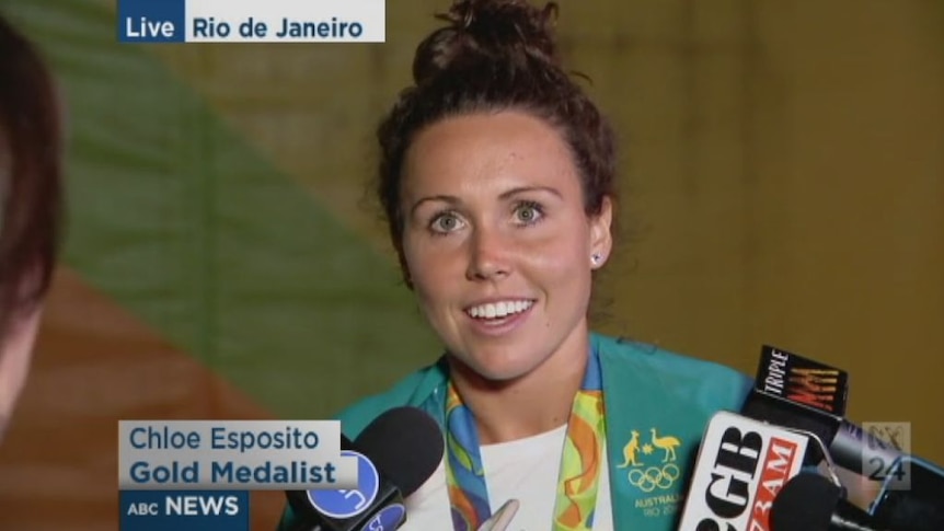 Gold medal puts Chloe Esposito 'over the moon'