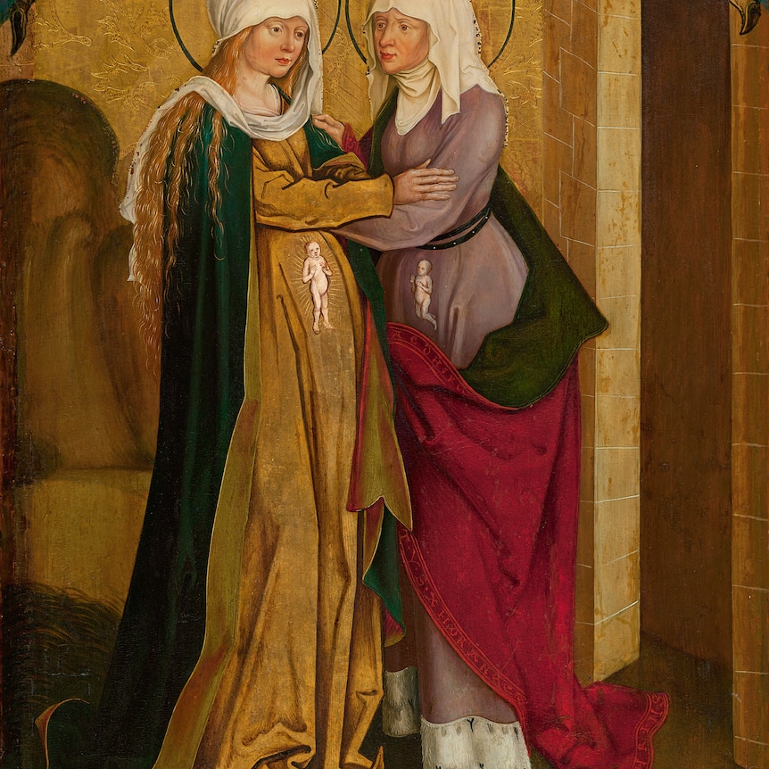 Mary and Elizabeth embrace