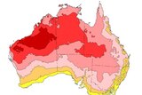 Map showing excessive where temperatures were felt in March 2016