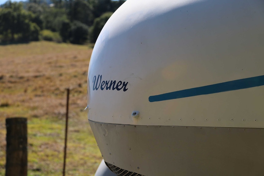 Words 'Werner' on front of an airbus