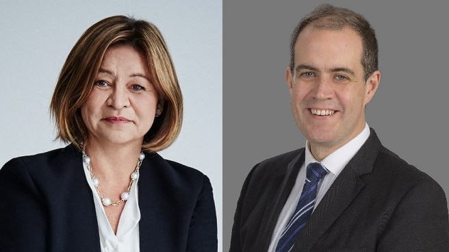Michelle Guthrie David Anderson composite image.