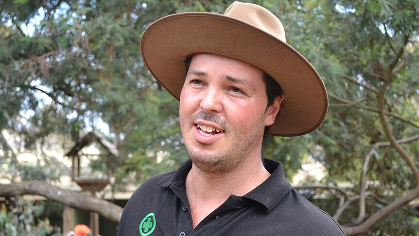 Greg Irons, director of Bonorong Wildlife Sanctuary, Tasmania.