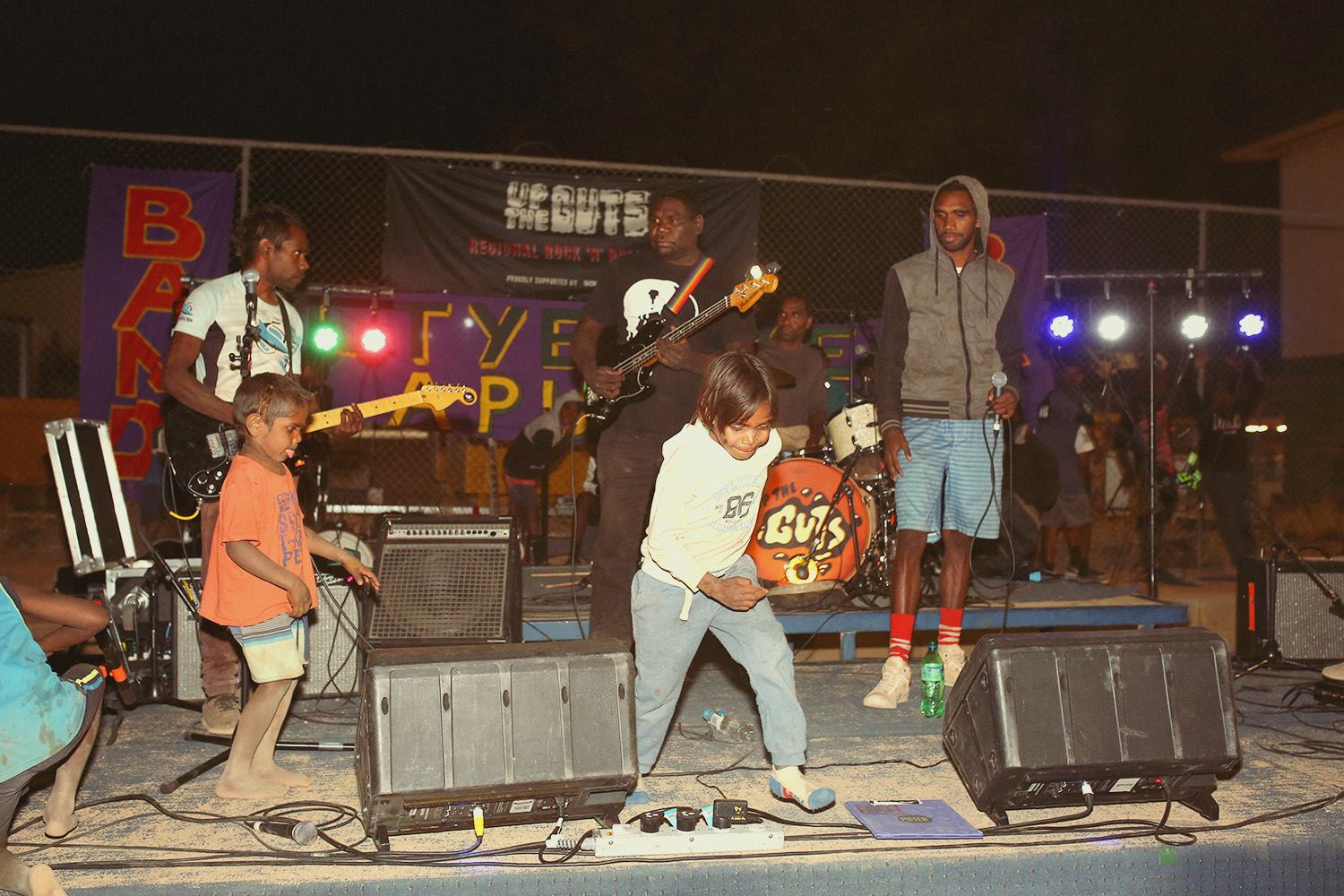 An image from the past 'Up the Guts' tour.