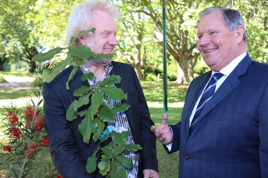 Melbourne Lord Mayor Robert Doyle and Dr Dave Kendall