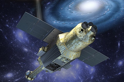 It was hoped the satellite could gather data to help study the origin of the universe.