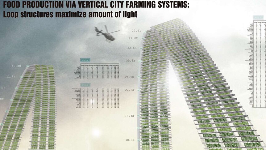 Food production via vertical city farming systems