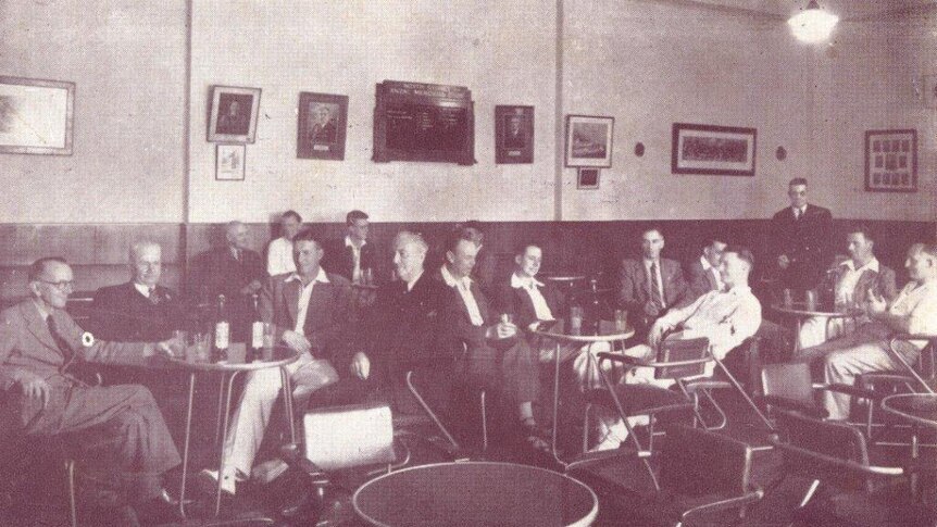 Club rooms of the North Sydney Sub-Branch in Cammeray in the late 1940s.