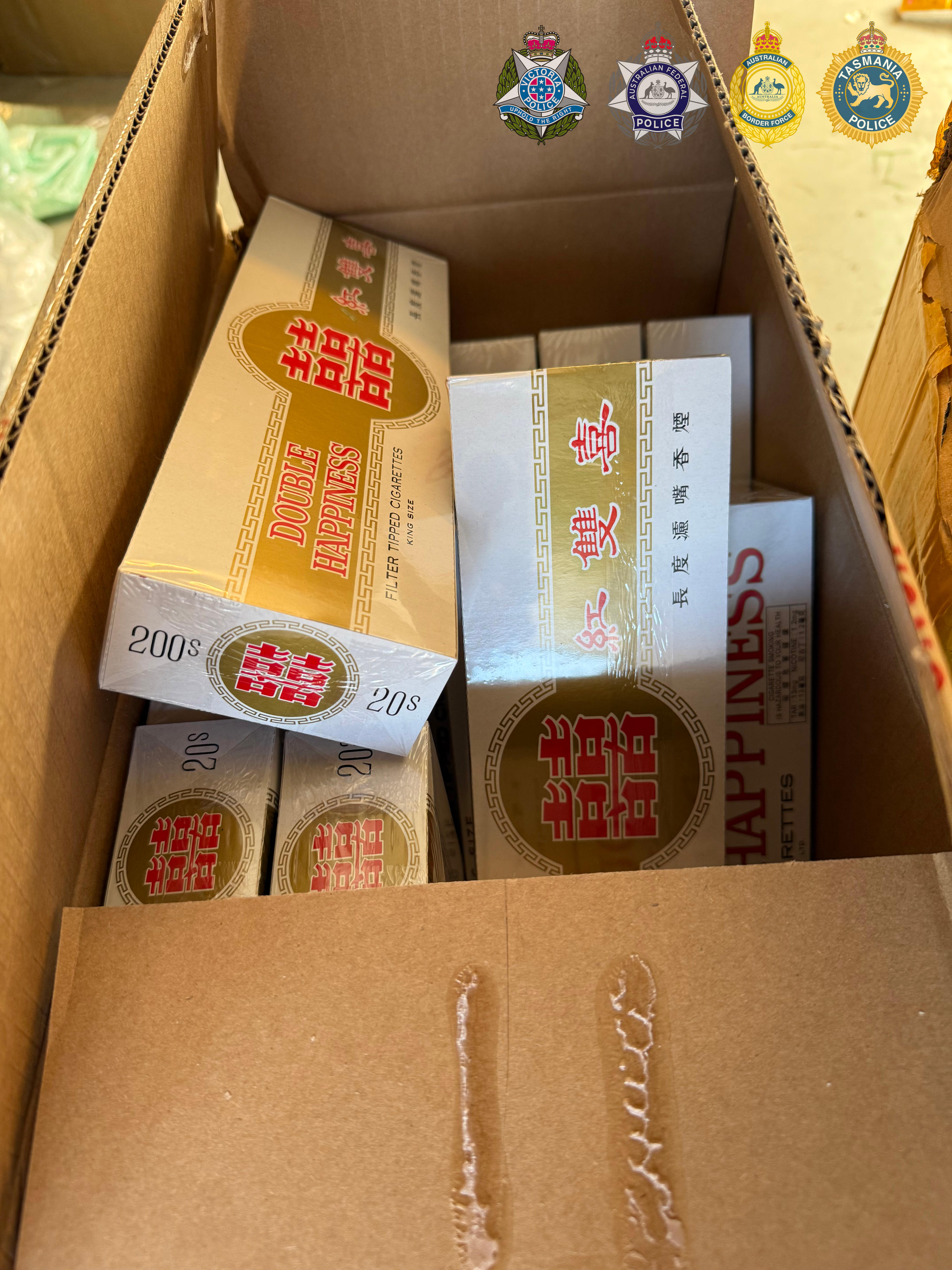 boxes of cigarettes