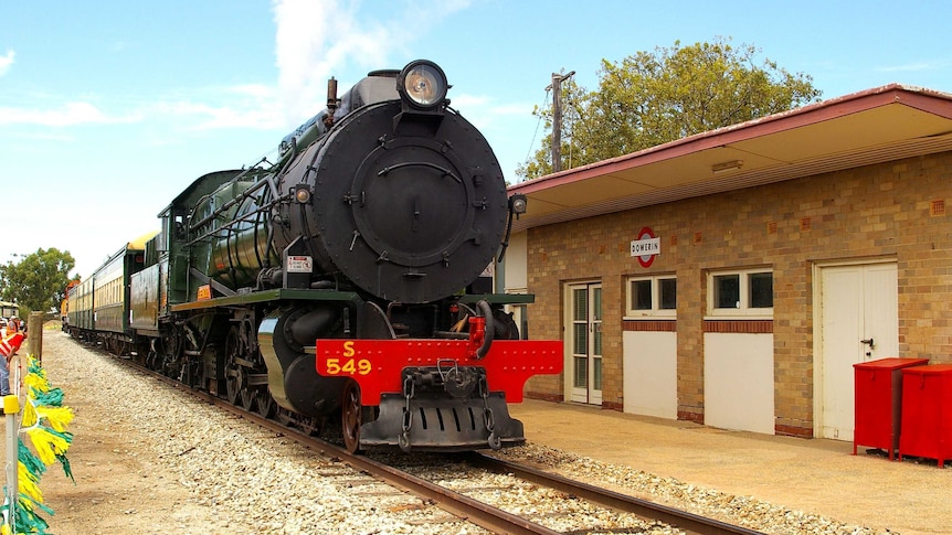 A heritage locomotive, which will run between Goomalling and Wyalkatchem during special events in WA.