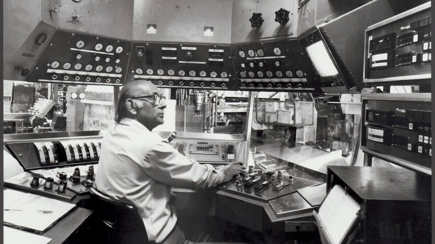 Operator's console, Alcoa aluminium fabrication plant, Point Henry, Victoria