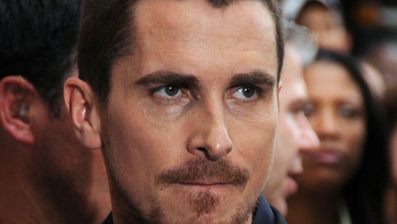 Fiery actor Christian Bale.