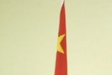 Prime Minister Kevin Rudd alongside Chinese Premier Wen Jiabao, Chinese flag hangs in the background