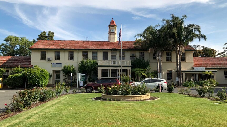 The exterior of the Daw Park Repatriation Hospital's frontage