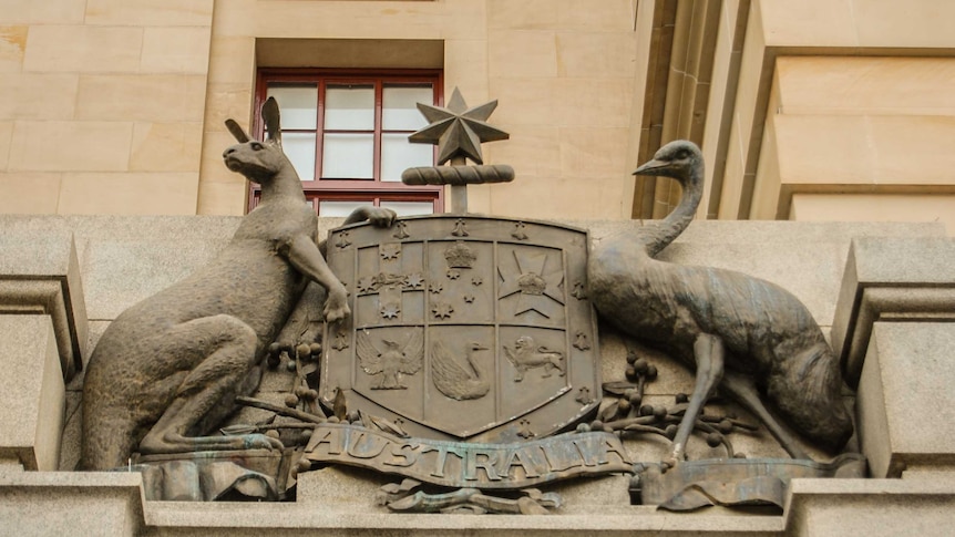 The GPO Australian Coat of arms in 2008.