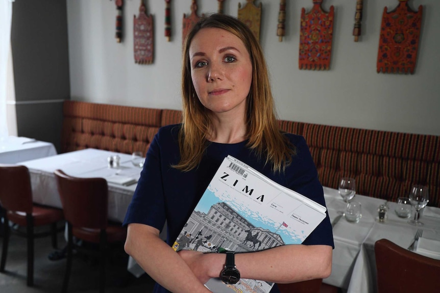 Katerina Nikitina at ZIMA restaurant.