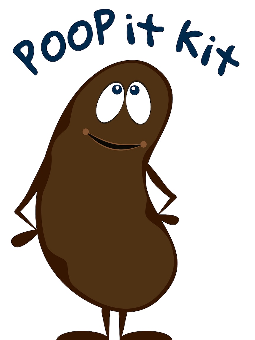 An illustration depicting what a healthy poo looks like for children