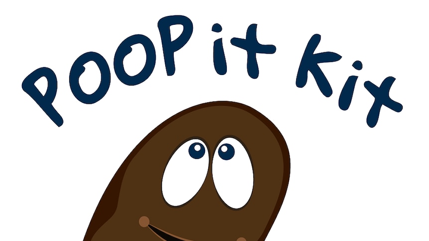 An illustration depicting what a healthy poo looks like for children