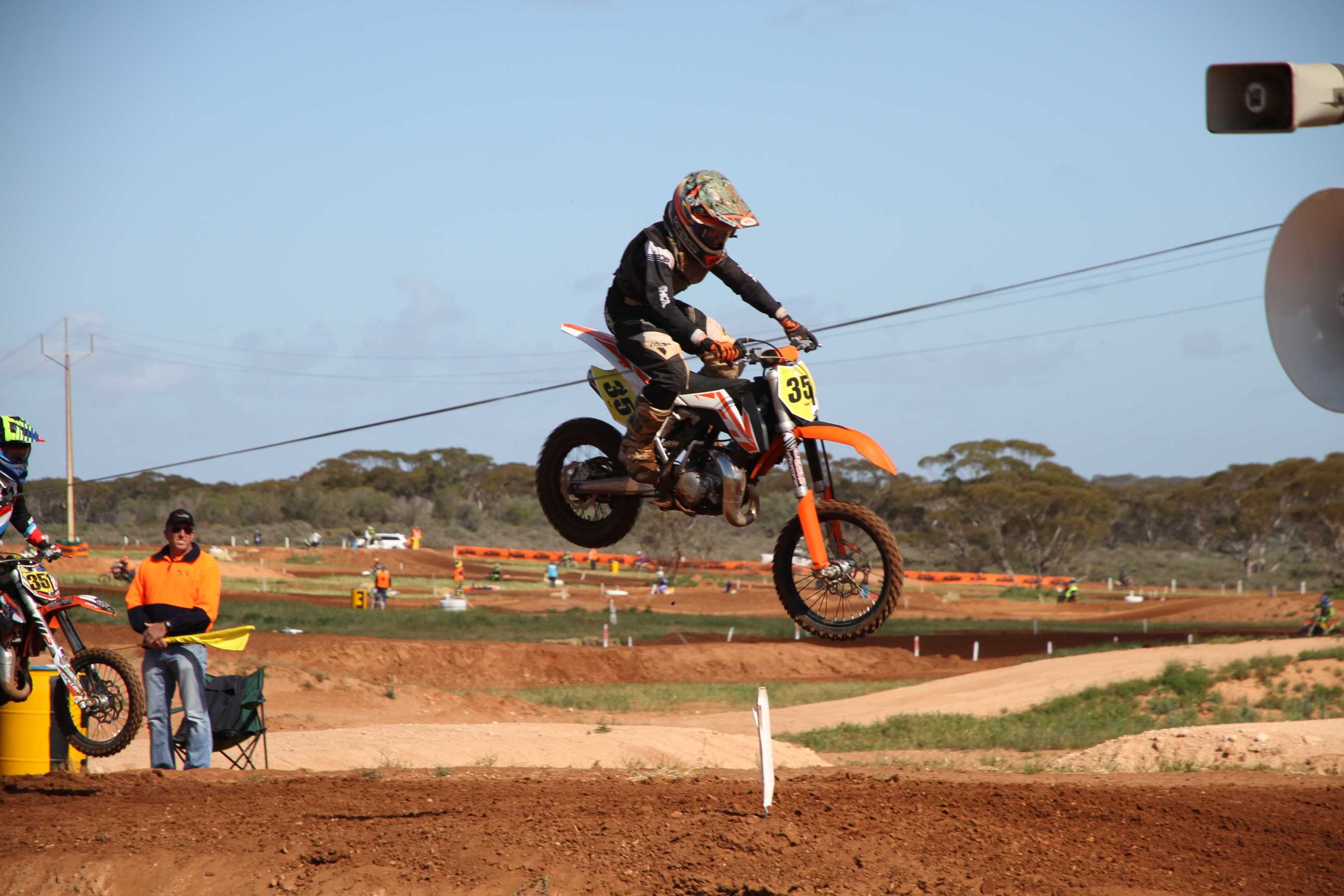 Junior motocross riders from across Australia gather in South Australia
