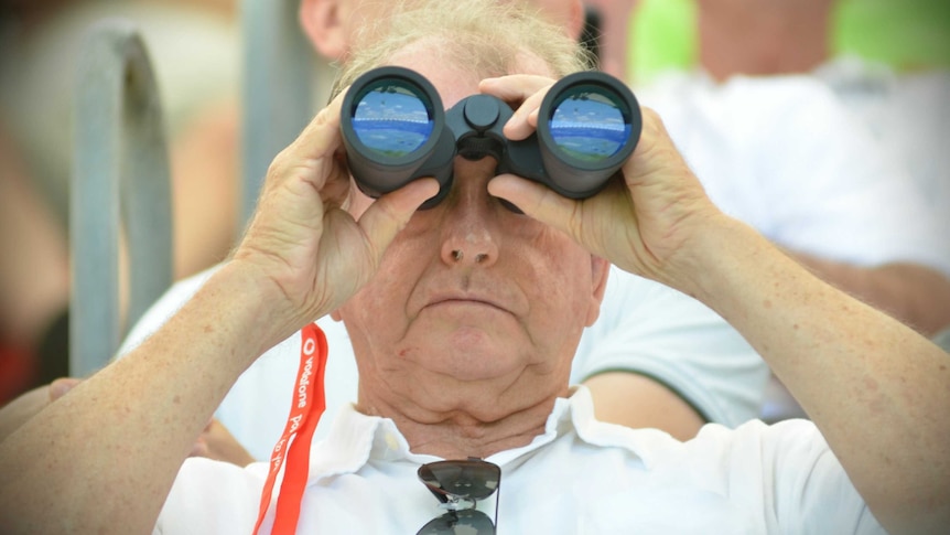 Ashes fan watches closely over day one