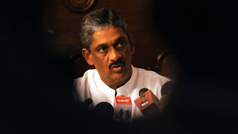 Former army chief and beaten presidential candidate General Sarath Fonseka
