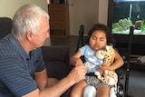 Brisbane man Steve Peek with daughter Suli
