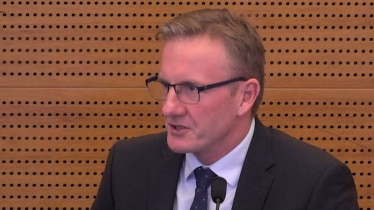Allianz's chief general manager of retail distribution Michael Winter appearing at the banking royal commission