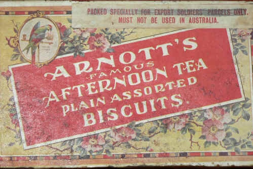 Arnott's biscuit tin
