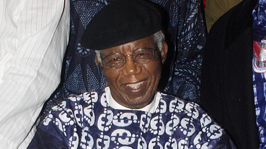 Nigerian writer Chinua Achebe