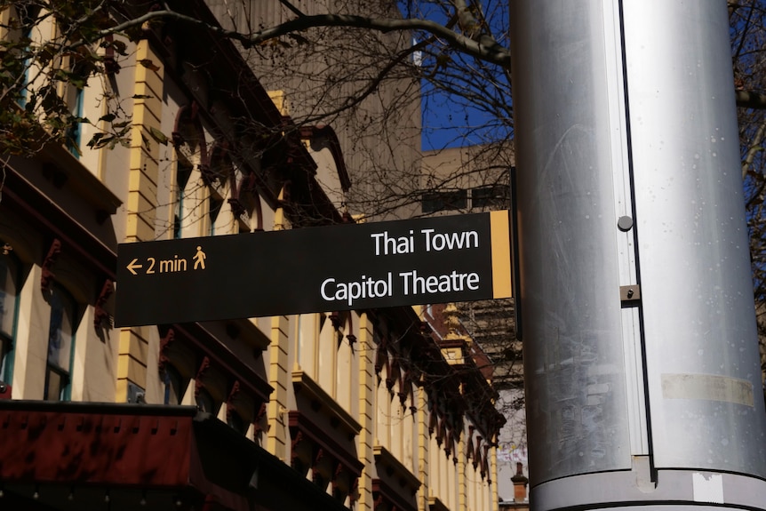 A sign reading Thai Town