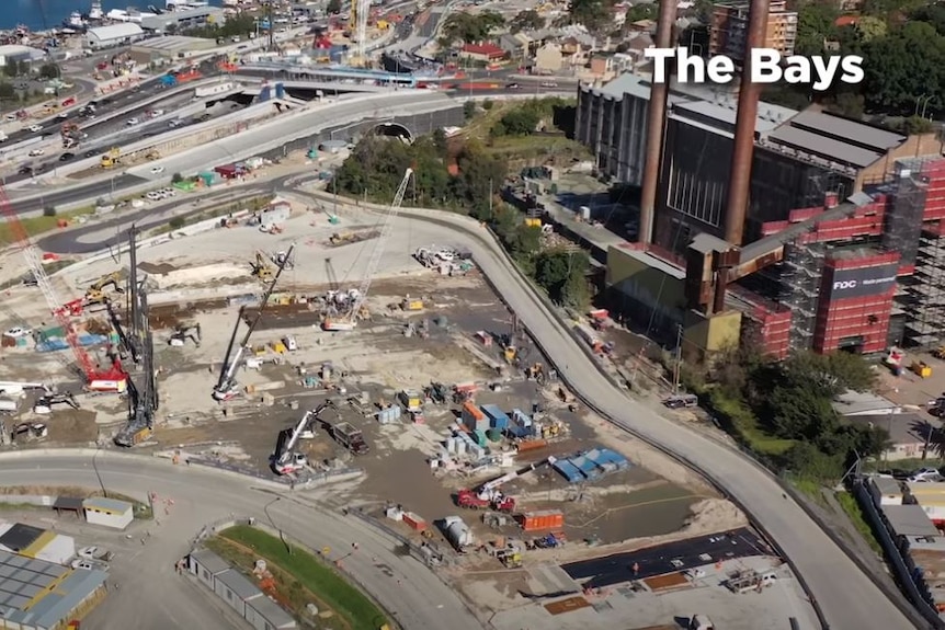 construction work being carried out under ground for a n