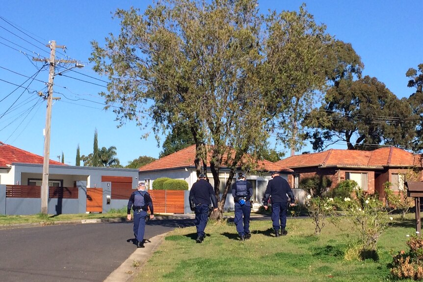 Police at Greenacre crime scene