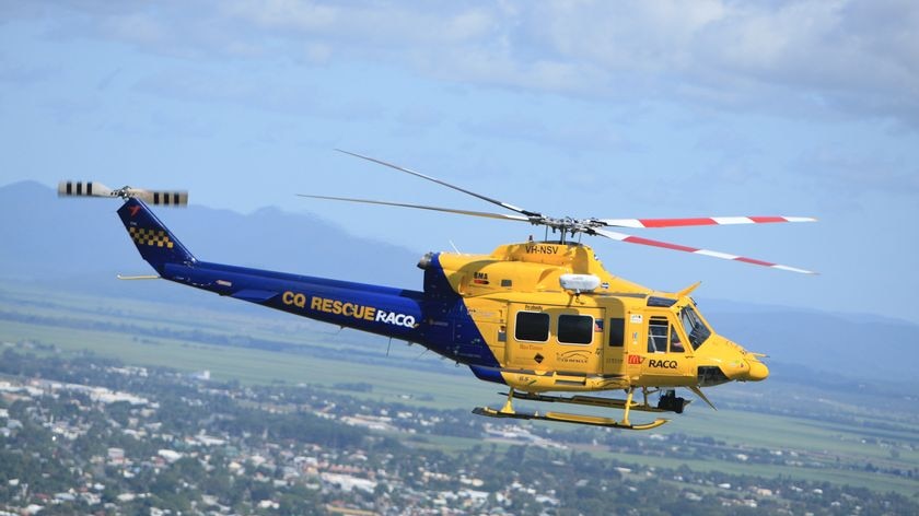 The CQ Rescue helicopter, police and SES workers searched for him this morning and found him at about 10:30am AEST.