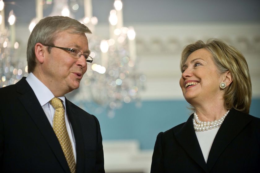 Rudd in Washington talking Afghan troop commitment - ABC listen