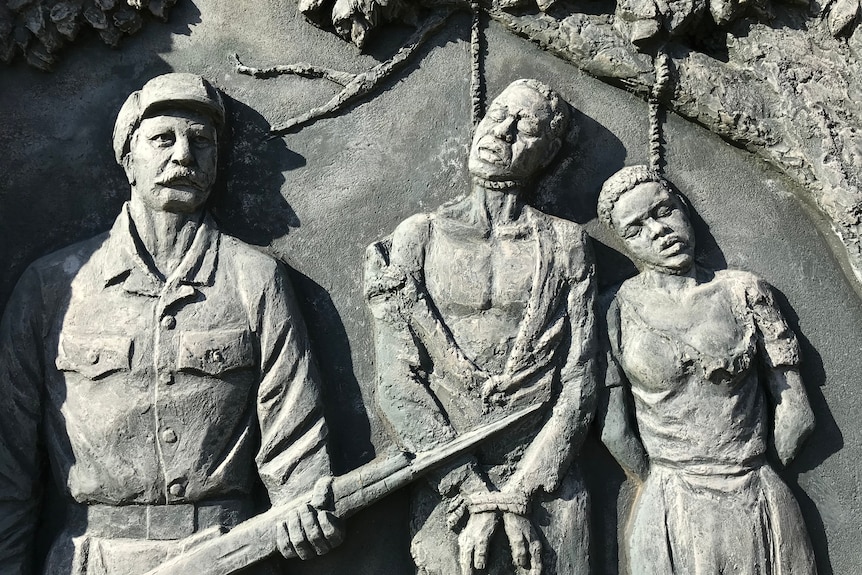 Pomnik ludobójstwa Herero i Nama (1904-1907) popełnionego przez niemieckie siły kolonialne