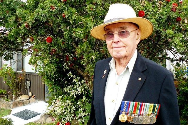 93-year-old Bart Richardson from Port Stephens served with the 2/20th Australian Infantry Battalion as a Lieutenant.