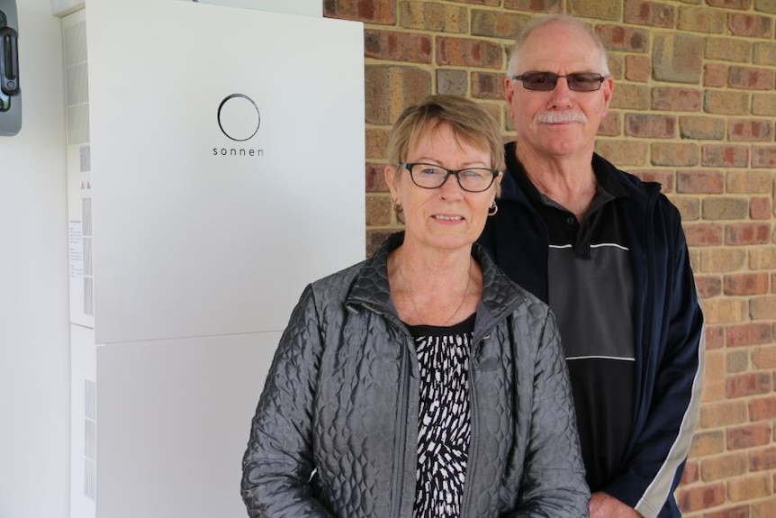 Susan Packer with her Sonnen battery