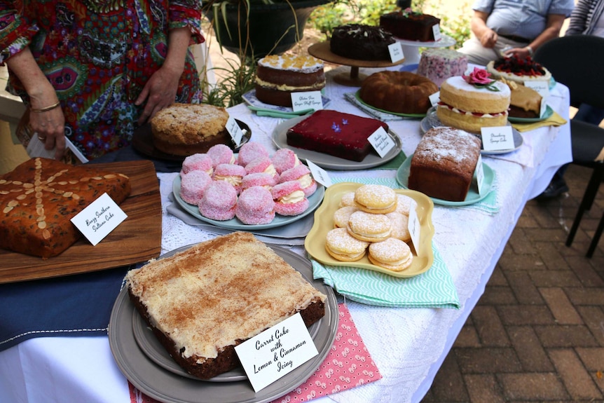 Array of cakes