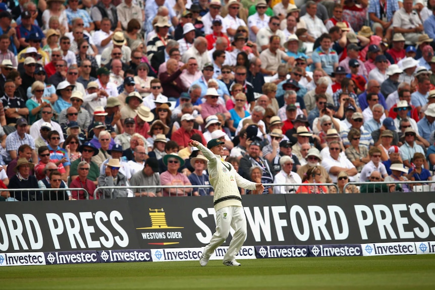 David Warner fields as 12th man in first Ashes Test at Trent Bridge