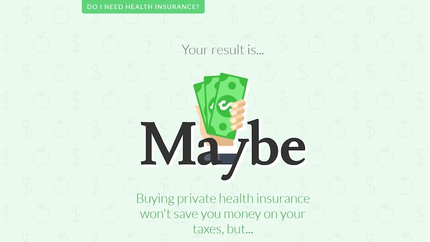 Choice private health insurance screenshot