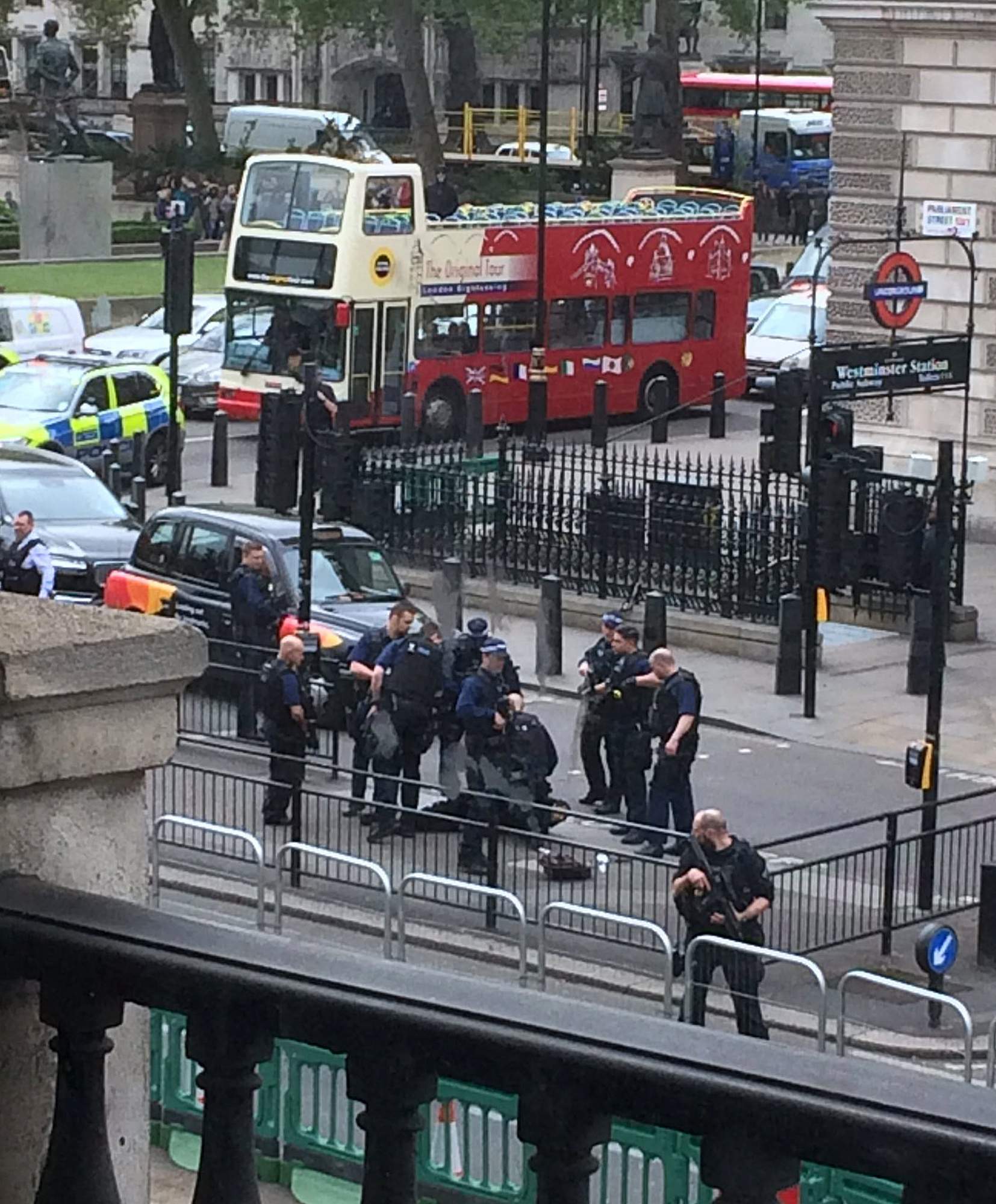 Man with knives arrested near UK PM Theresa May's office in anti ...